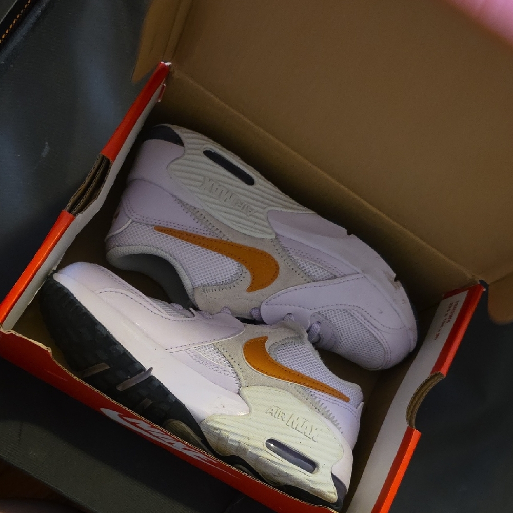 Nike Air Max with Orange and White Accents